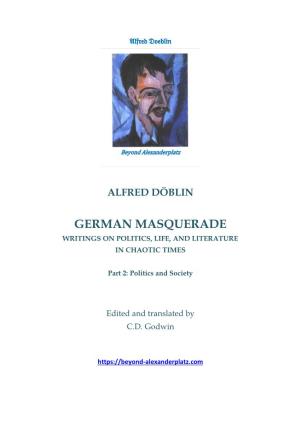 GERMAN MASQUERADE Part 2