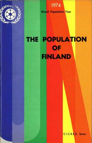 The Population Finland at the Beginning of the 1930'S