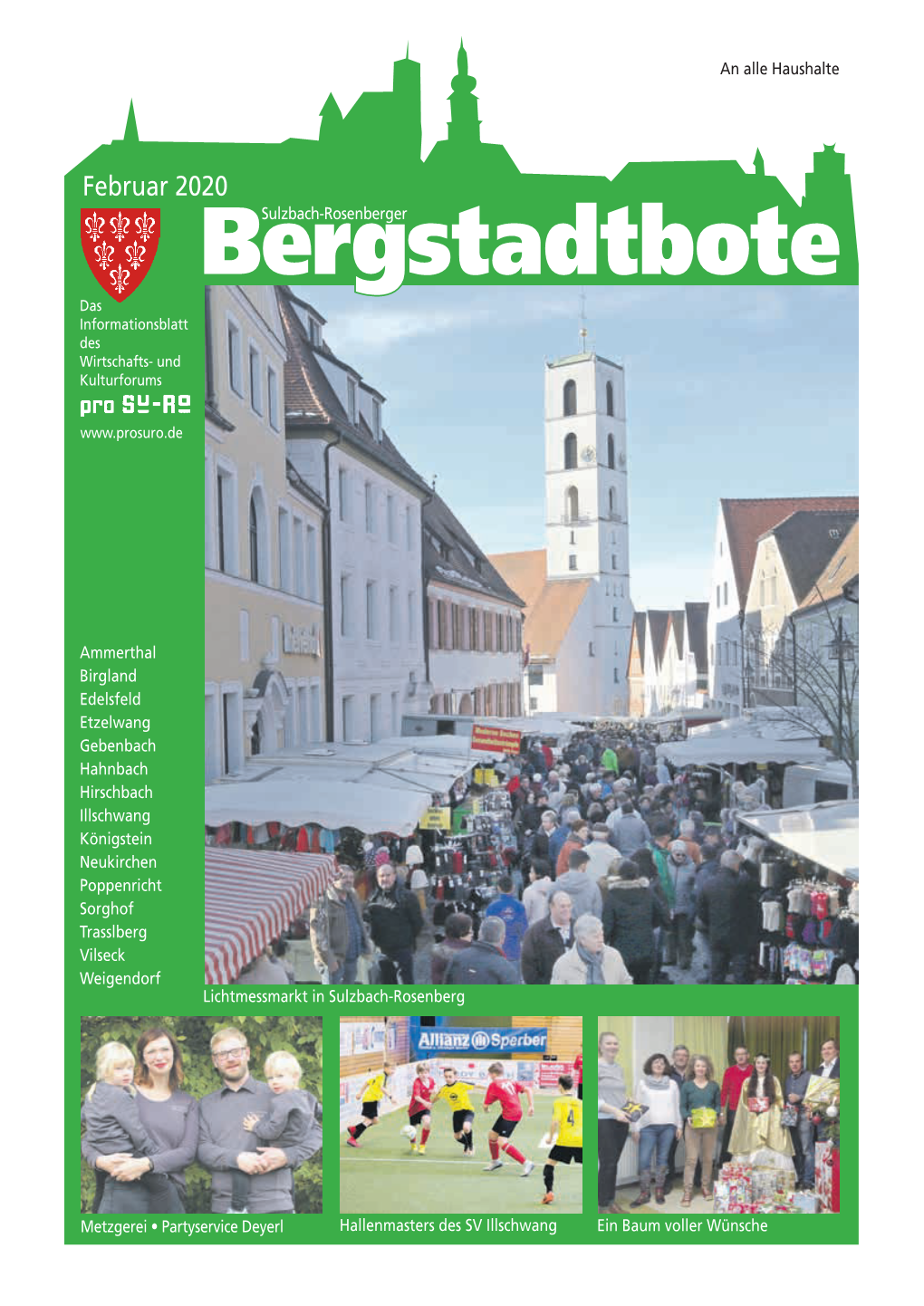 Bergstadtbotesulzbach-Rosenberger Das Informationsblatt Des Wirtschafts- Und Kulturforums