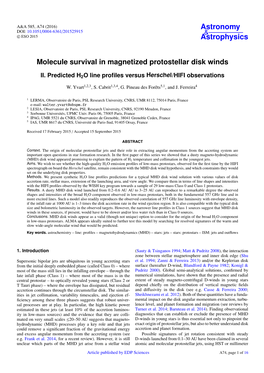 Molecule Survival in Magnetized Protostellar Disk Winds