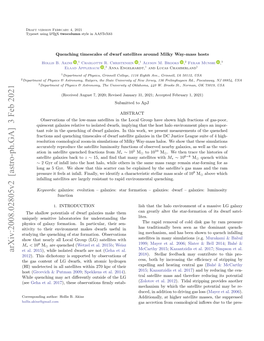 Arxiv:2008.02805V2 [Astro-Ph.GA] 3 Feb 2021 Et Al