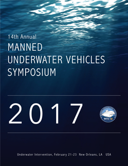 Manned Underwater Vehicles Symposium 2017