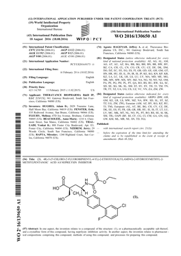 WO 2016/130650 Al 18 August 2016 (18.08.2016) P O P C T