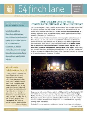 2012 Twilight Concert Series Continues Tradition Of