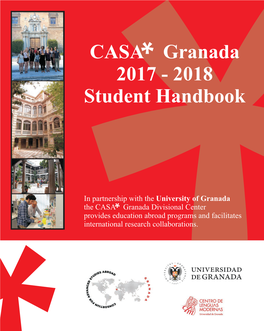 CASA Granada 2017 - 2018 Student Handbook