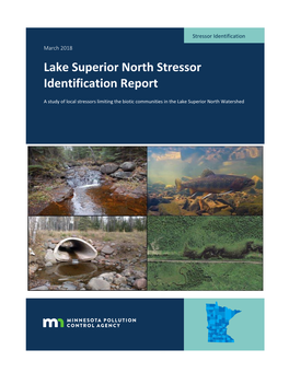 Lake Superior North Wateshed Stressor Identification Report