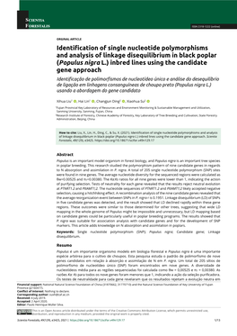 Identification of Single Nucleotide Polymorphisms and Analysis