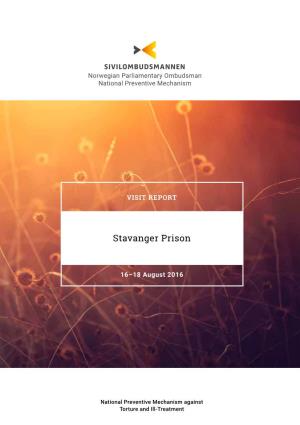2016 Stavanger Prison