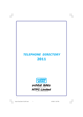 Telephone Directory 2011