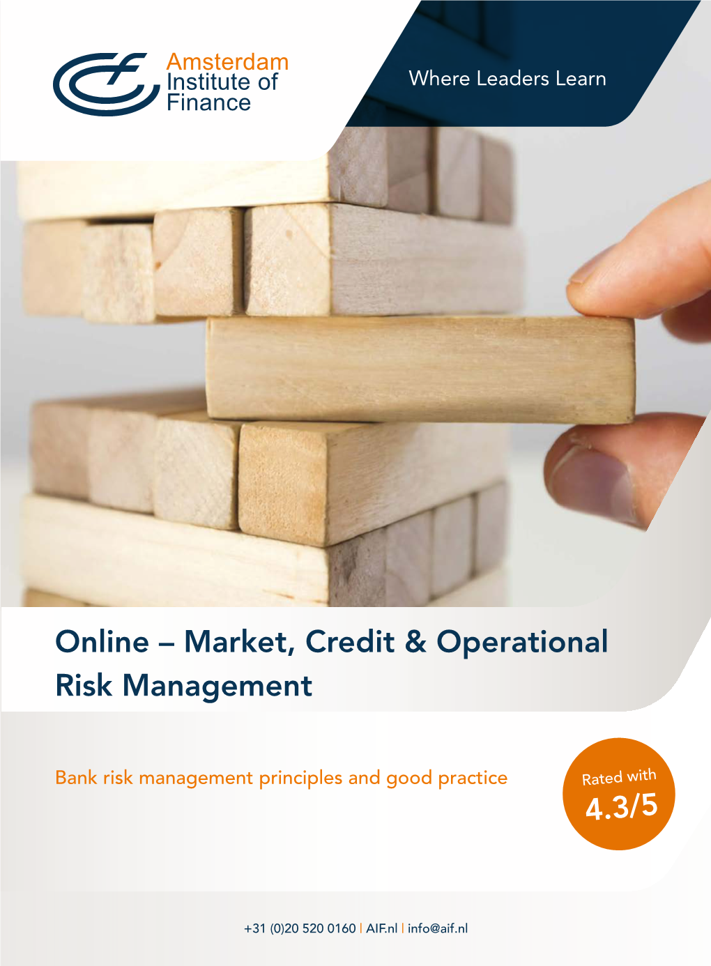 Online – Market, Credit & Operational Risk Management 4.3/5