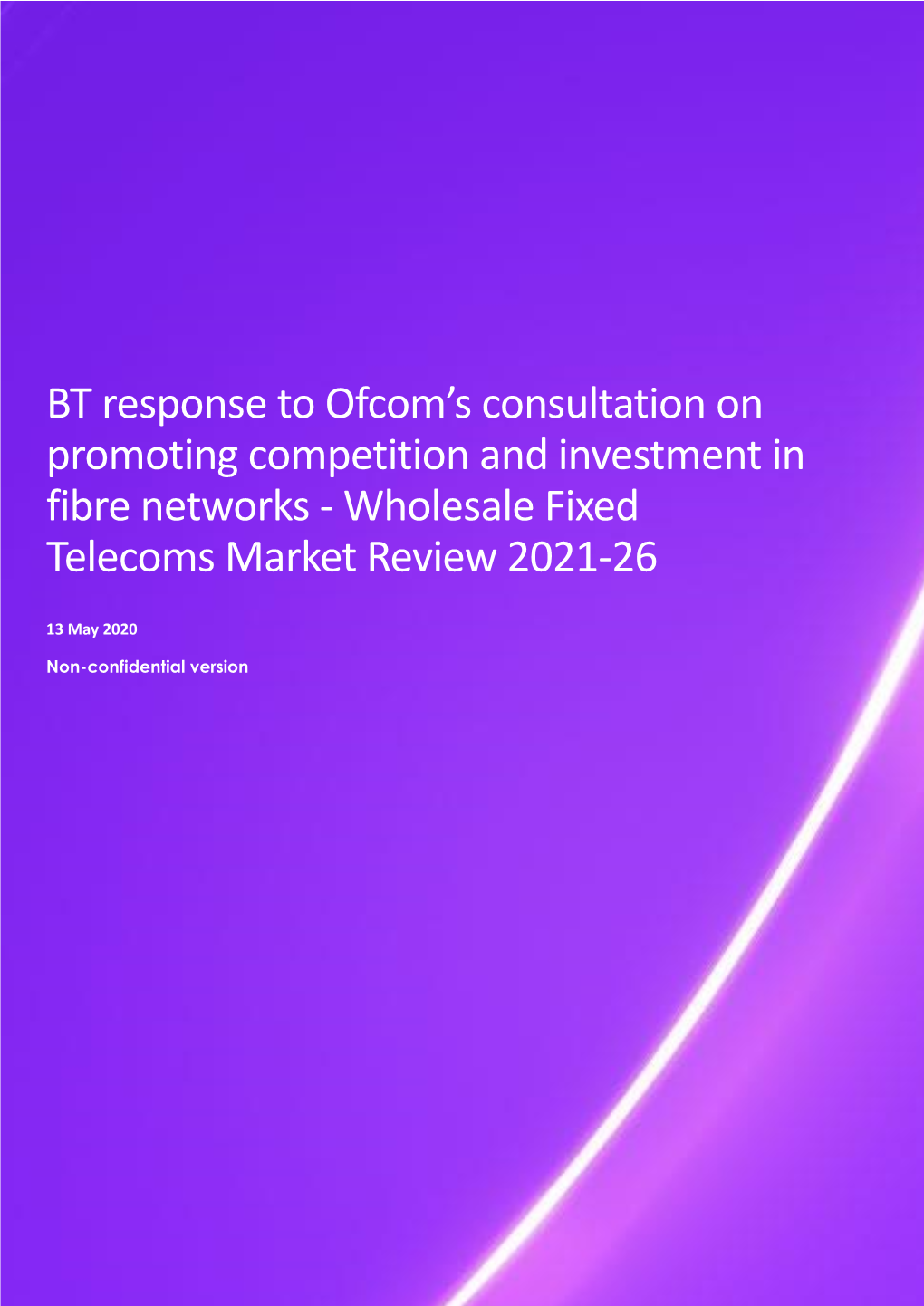 BT Group Regulatory Affairs, Response Remove All 4