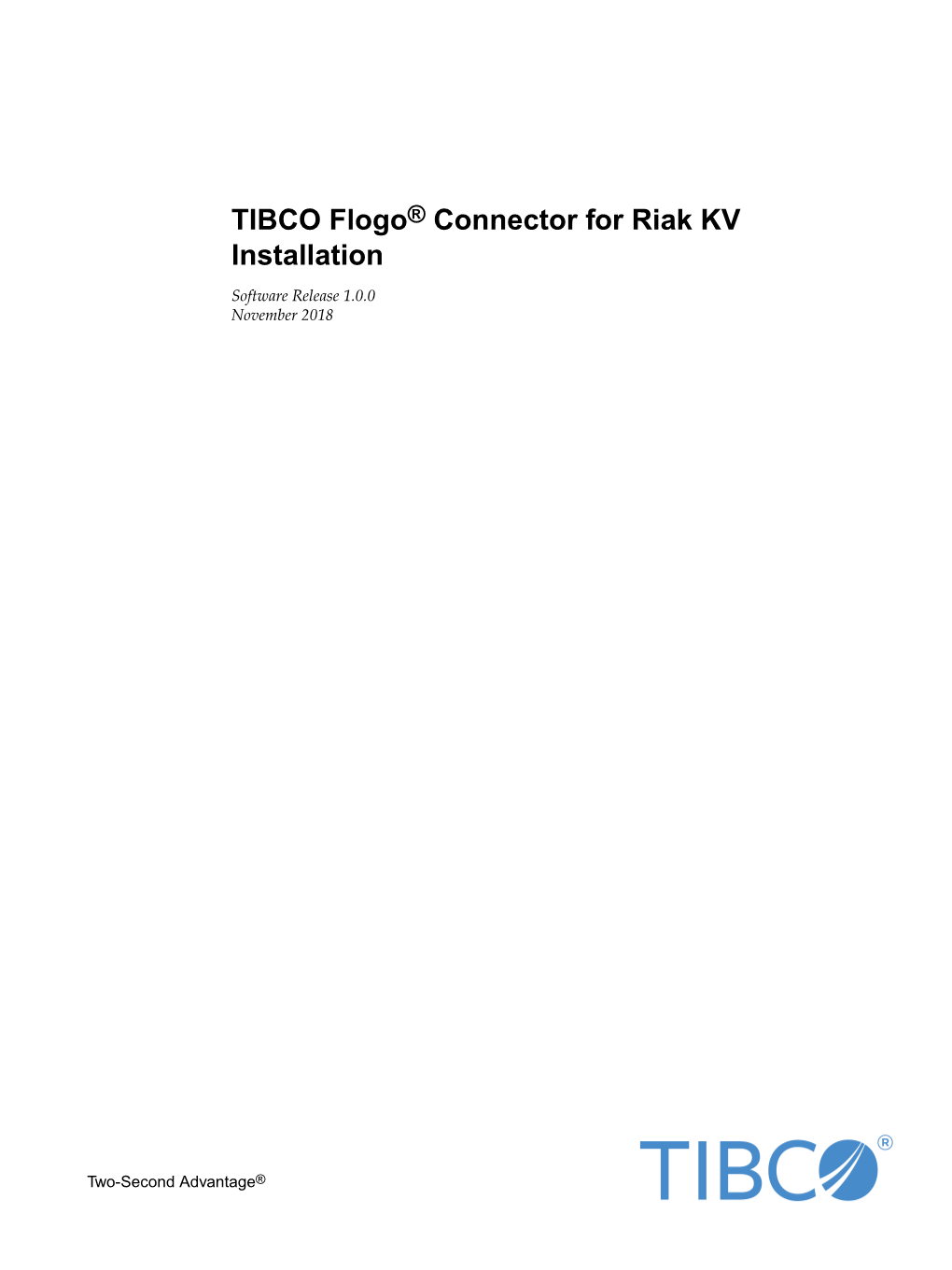 TIBCO Flogo® Connector for Riak KV Installation