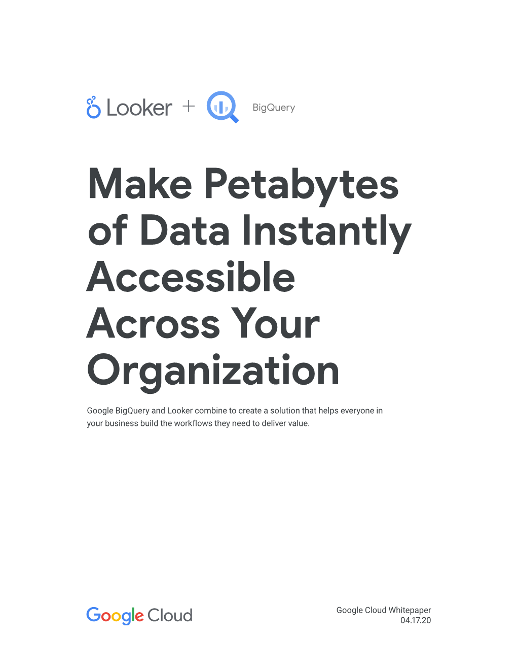 Make Petabytes of Data Instantly Accessible Across Your Organization