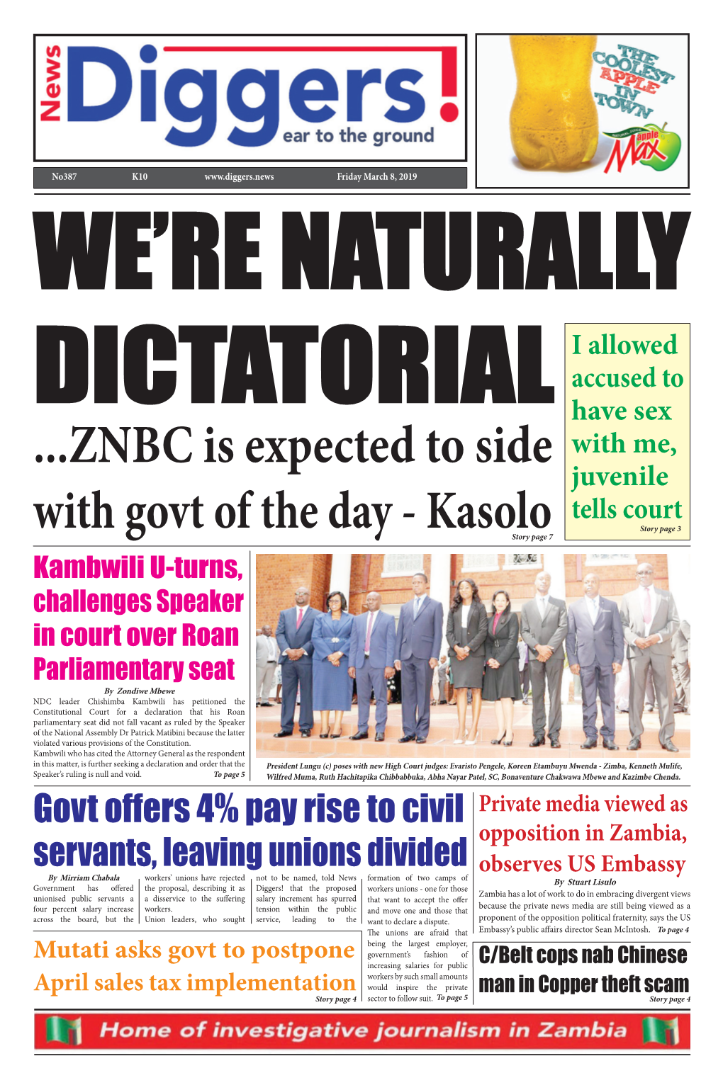ZNBC Is Expected to Side with Govt of The