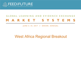 West Africa Regional Breakout