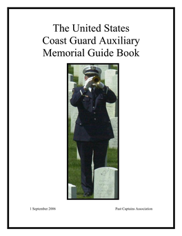 The United States Coast Guard Auxiliary Memorial Guide Book