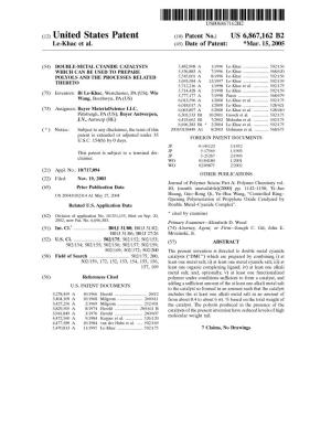 (12) United States Patent (10) Patent No.: US 6,867,162 B2 Le-Khac Et Al
