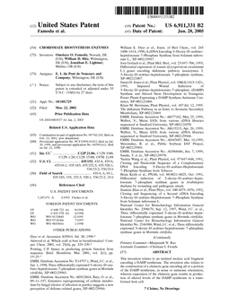 (12) United States Patent (10) Patent No.: US 6,911,331 B2 Famodu Et Al