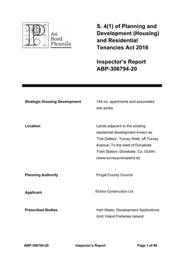 And Residential Tenancies Act 2016 Inspector's