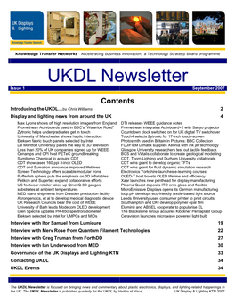 UKDL Newsletter Issue 1 September 2007