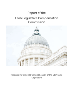 Report of the Utah Legislative Compensation Commission