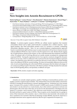 New Insights Into Arrestin Recruitment to Gpcrs