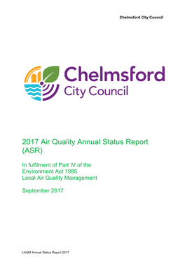 Chelmsford Air Quality Annual Status Report (2017)