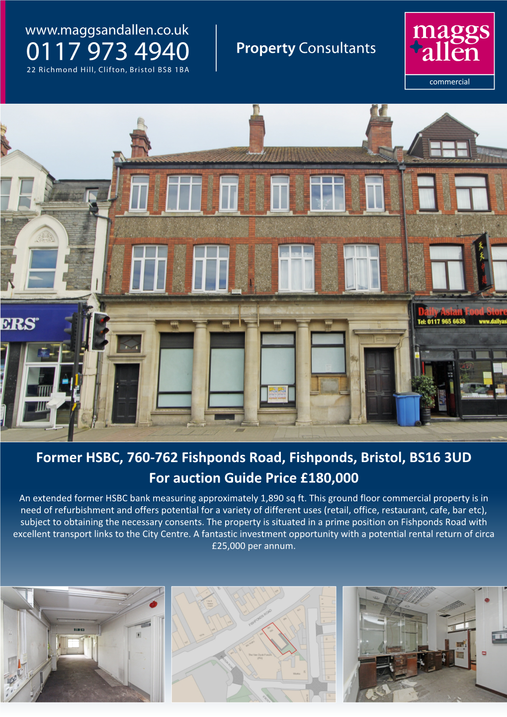 Property Consultants Former HSBC, 760-762 Fishponds Road