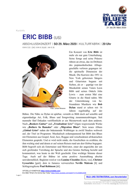 Eric Bibb (Us)