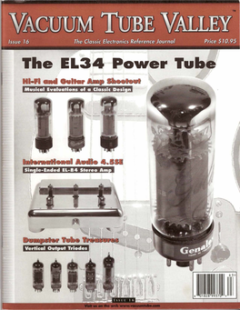 The EL34 Power Tube HI-'I