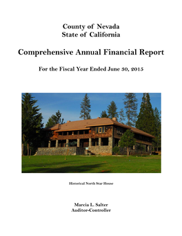 Fiscal Year Ended June 30, 2015 Report