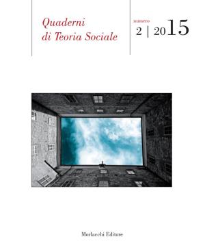 Quaderni Di Teoria Sociale 2 | 2015