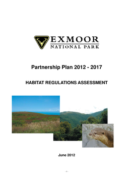 Partnership Plan 2012 - 2017