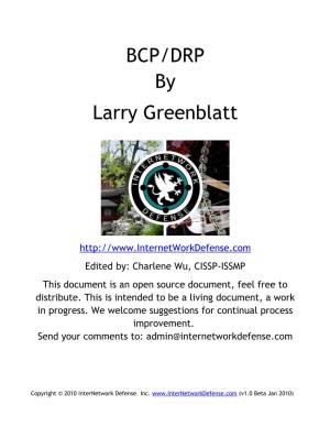BCP/DRP by Larry Greenblatt