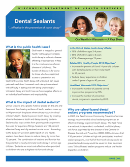Dental Sealants P40110