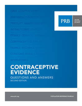 Contraceptive Evidence Questions and Answers Second Edition