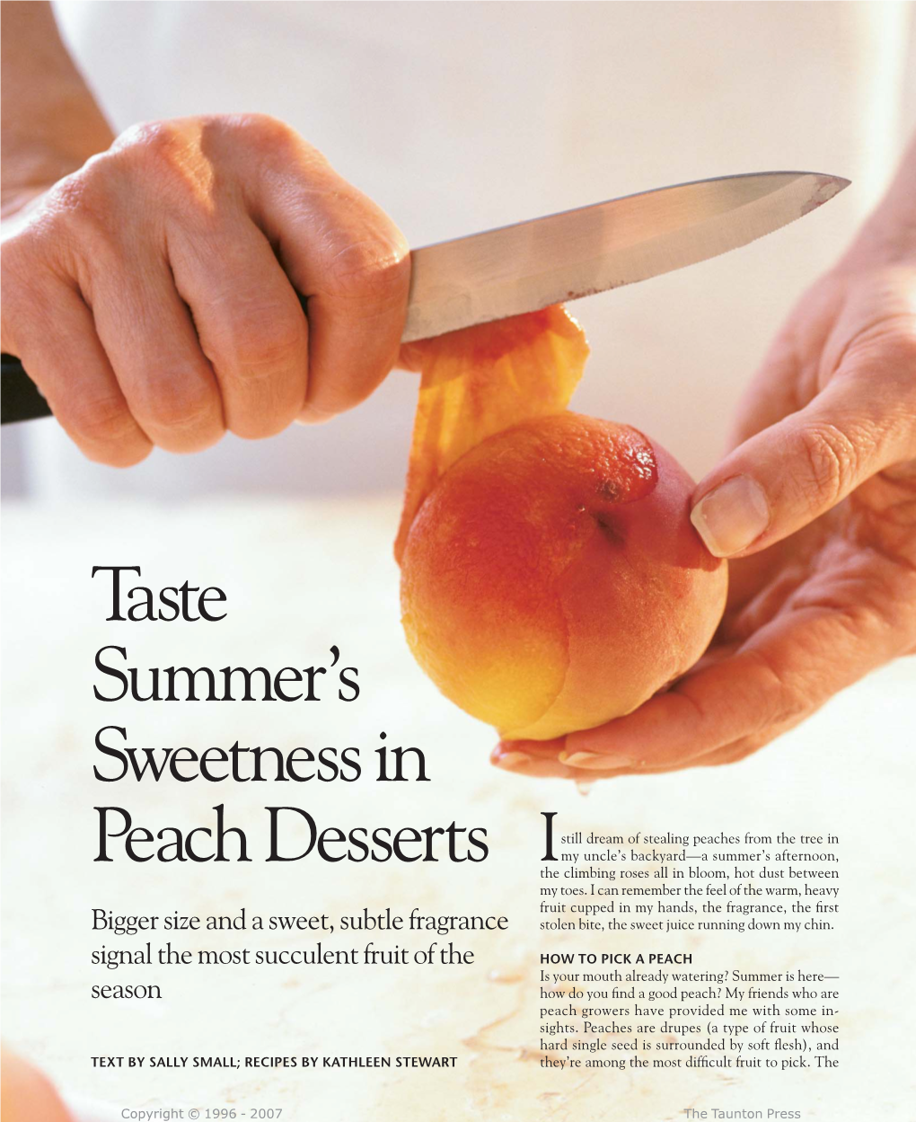 Taste Summer's Sweetness in Peach Desserts