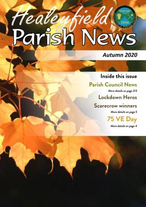 Healeyfield Parish News Autumn 2020