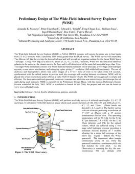 Preliminary Design of the Wide-Field Infrared Survey Explorer (WISE)