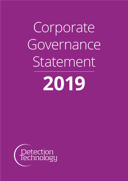 Corporate Governance Statement 2019 1