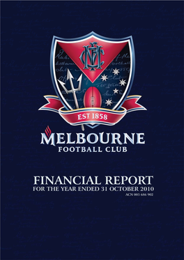 Melbourne 2010 Annual Report.Pdf