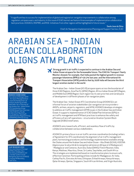 Arabian Sea – Indian Ocean Collaboration Aligns Atm Plans