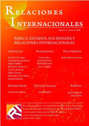 África: Estados, Sociedades Y Relaciones Internacionales