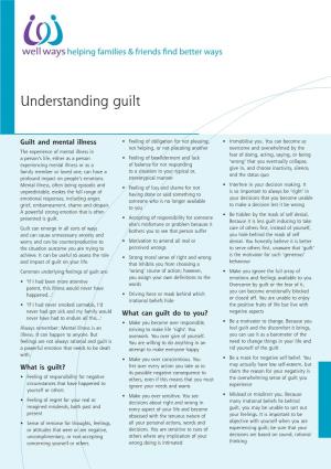 Understanding Guilt