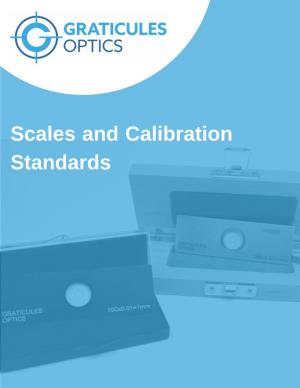 Scales and Calibration Standards SCALES and CALIBRATION STANDARDS