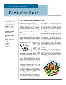 Paws for Pets Page 3