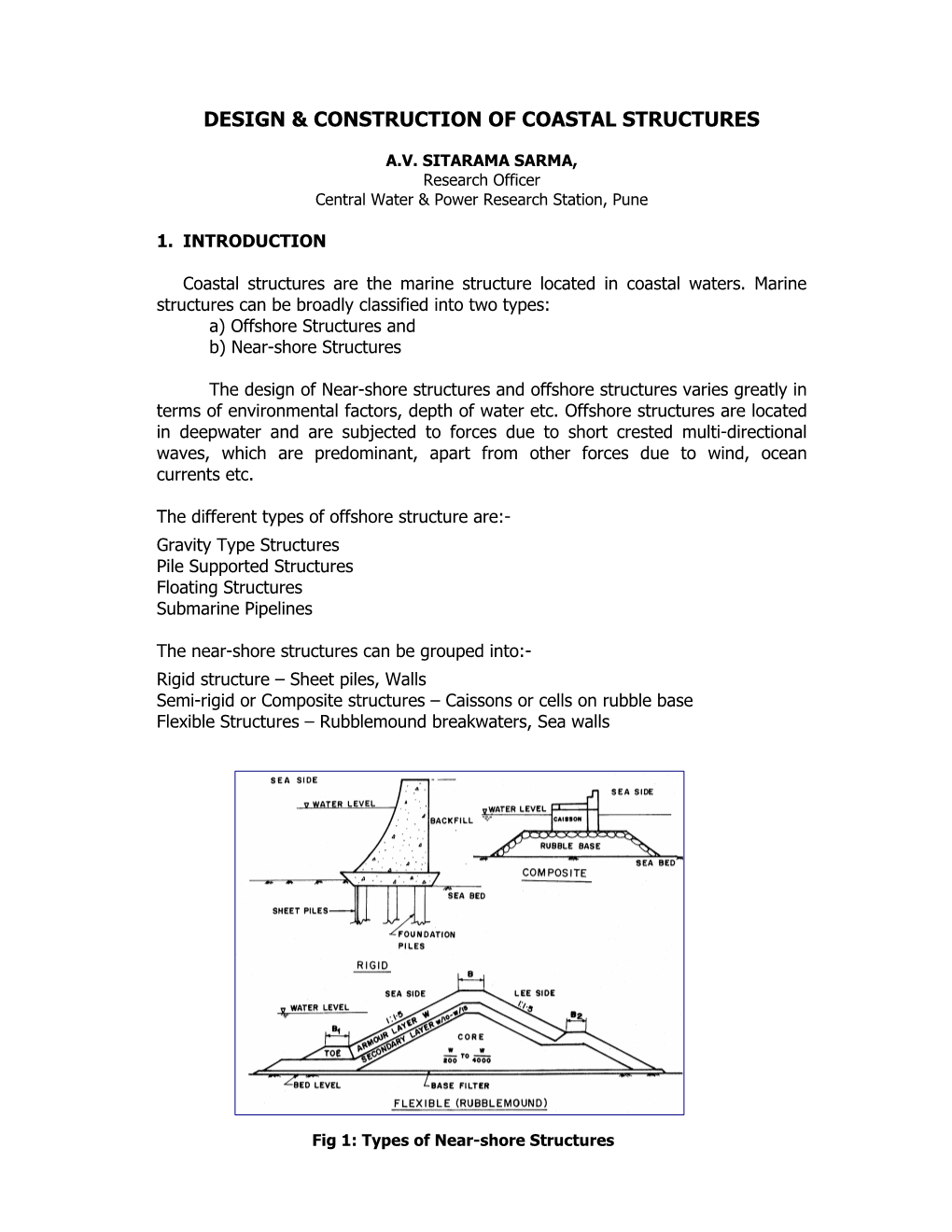 Design & Construction of Coastal Structures