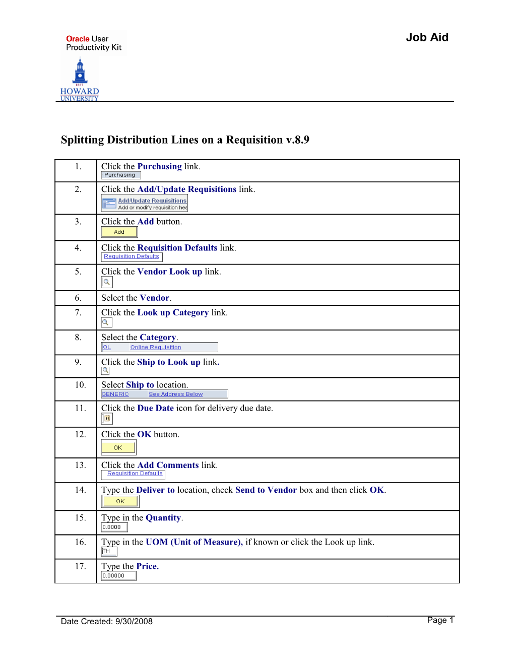 Splitting Distribution Lines on a Requisition V 8 9