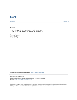 The 1983 Invasion of Grenada