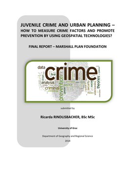 Juvenile Crime and Urban Planning – How to Measure Crime Factors and Promote Prevention by Using Geospatial Technologies?